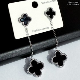 Сережки мед.сталь 10675 (6см.)